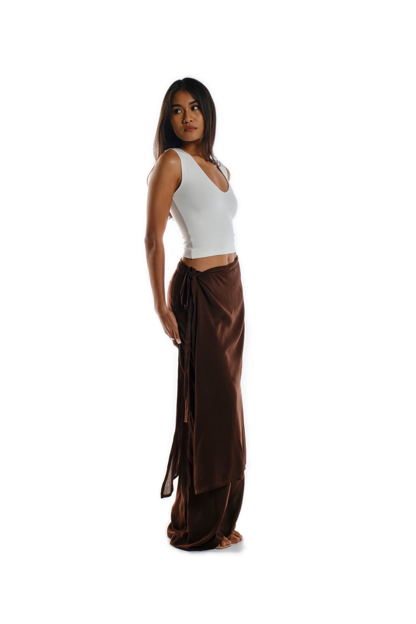 Rayon Wrap Trousers
