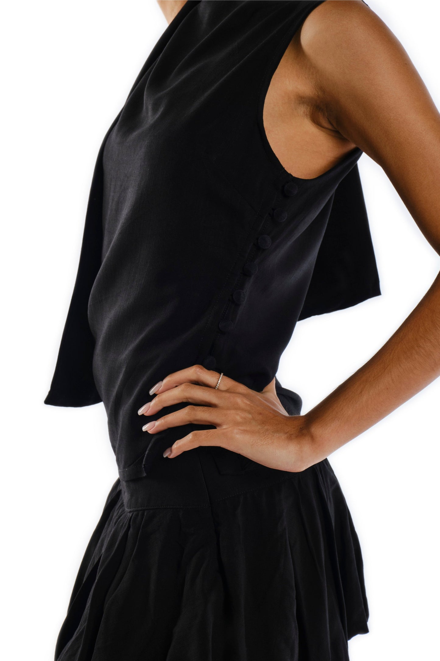 Rayon Scarf Top