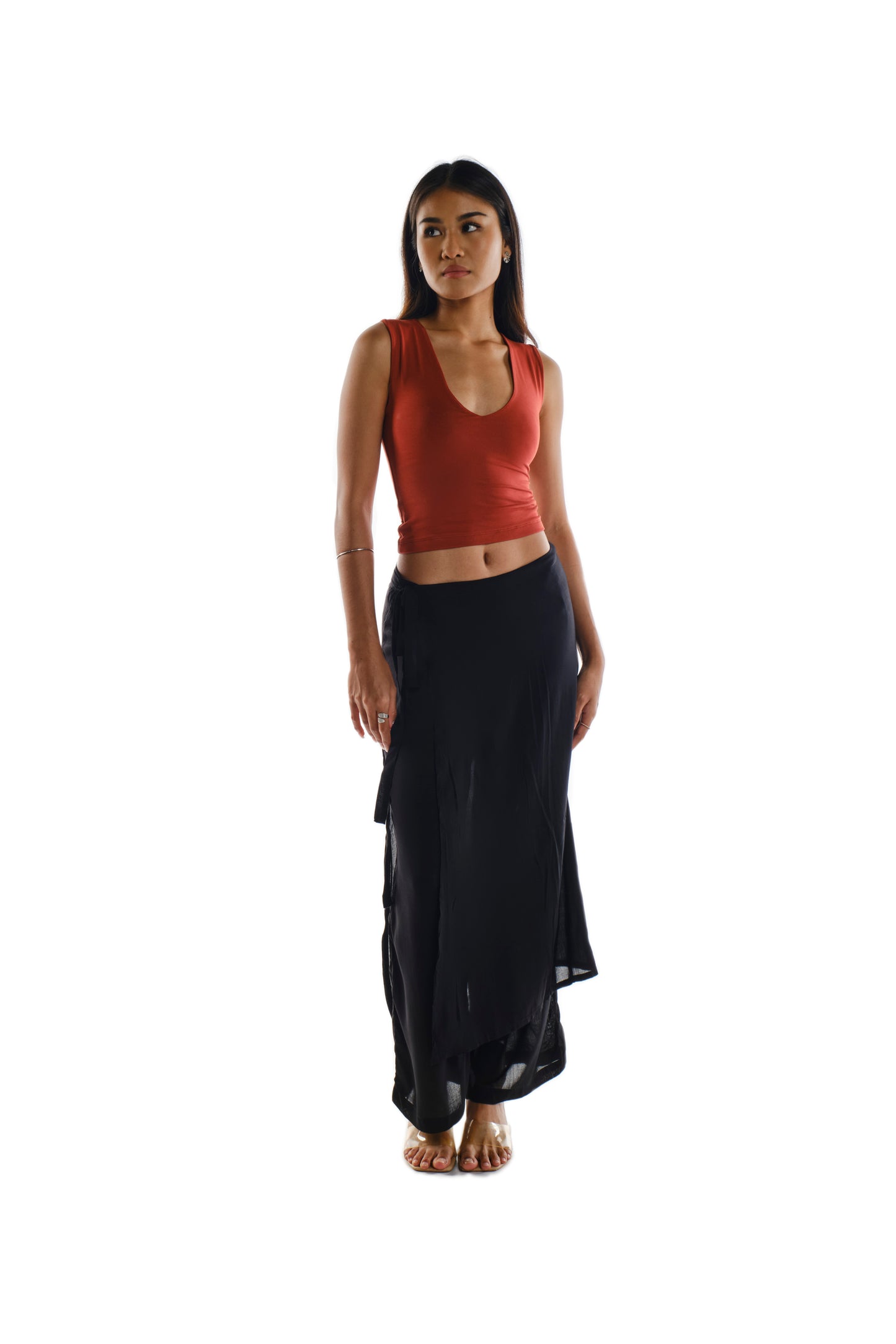 Rayon Wrap Trousers