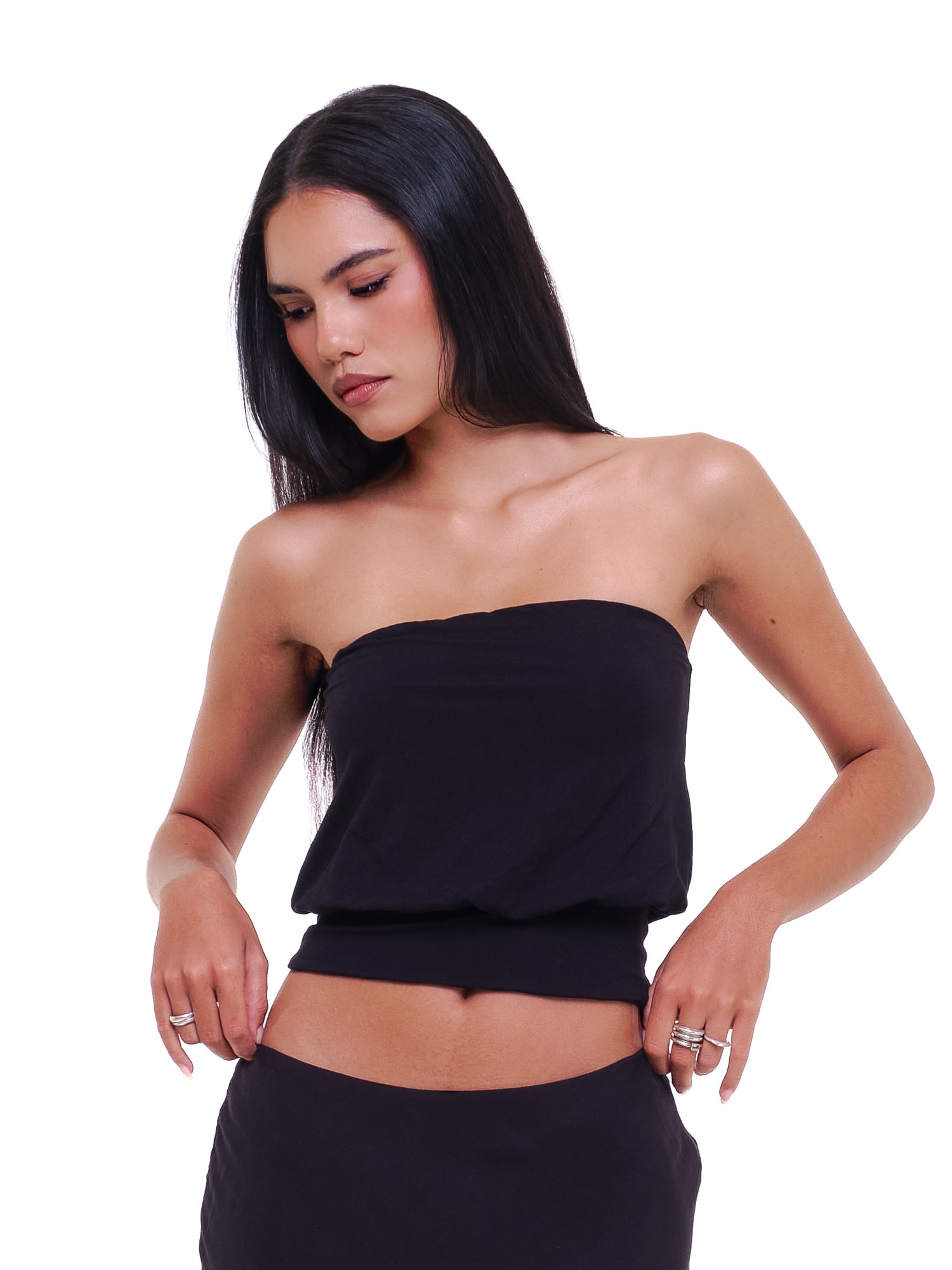 Lycra Banded Tube Top