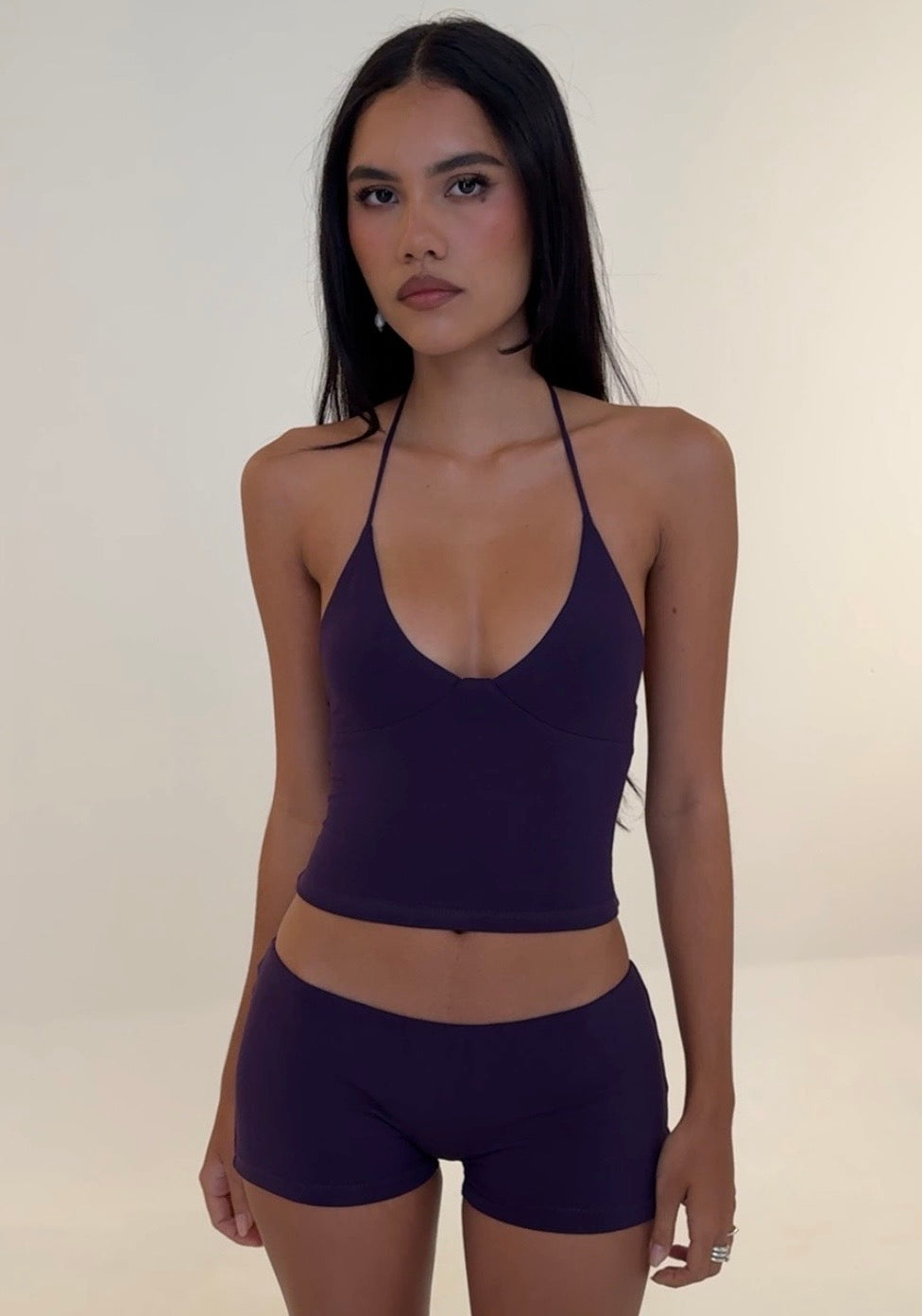 Lycra Triangle Halter Top