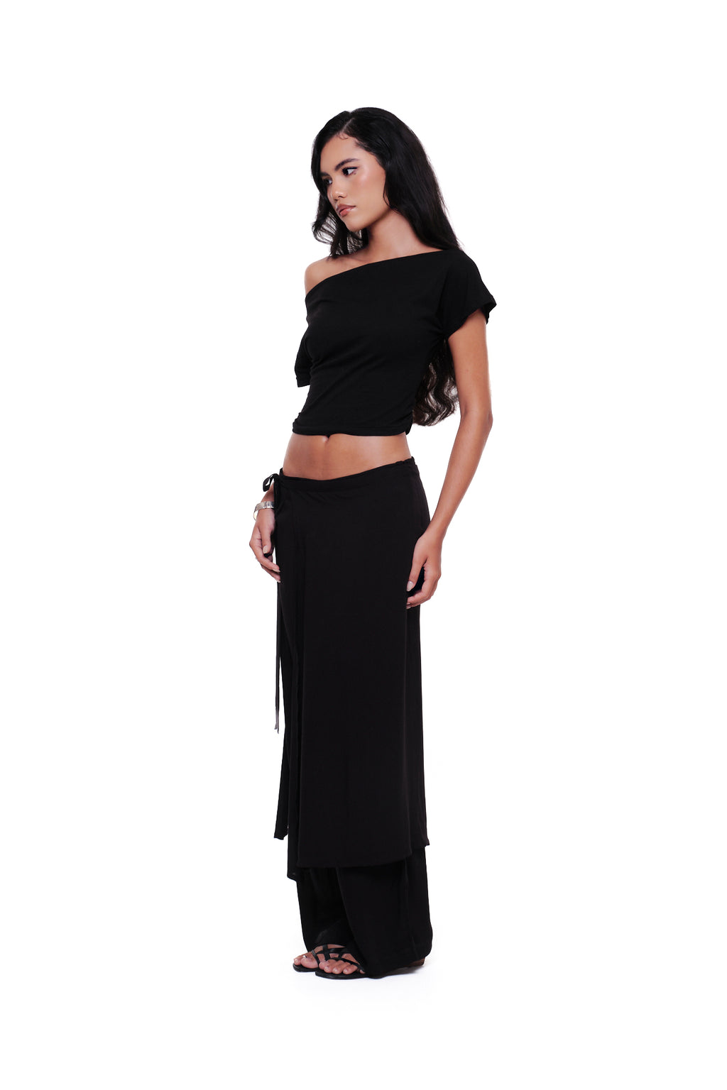 Rayon Wrap Trousers