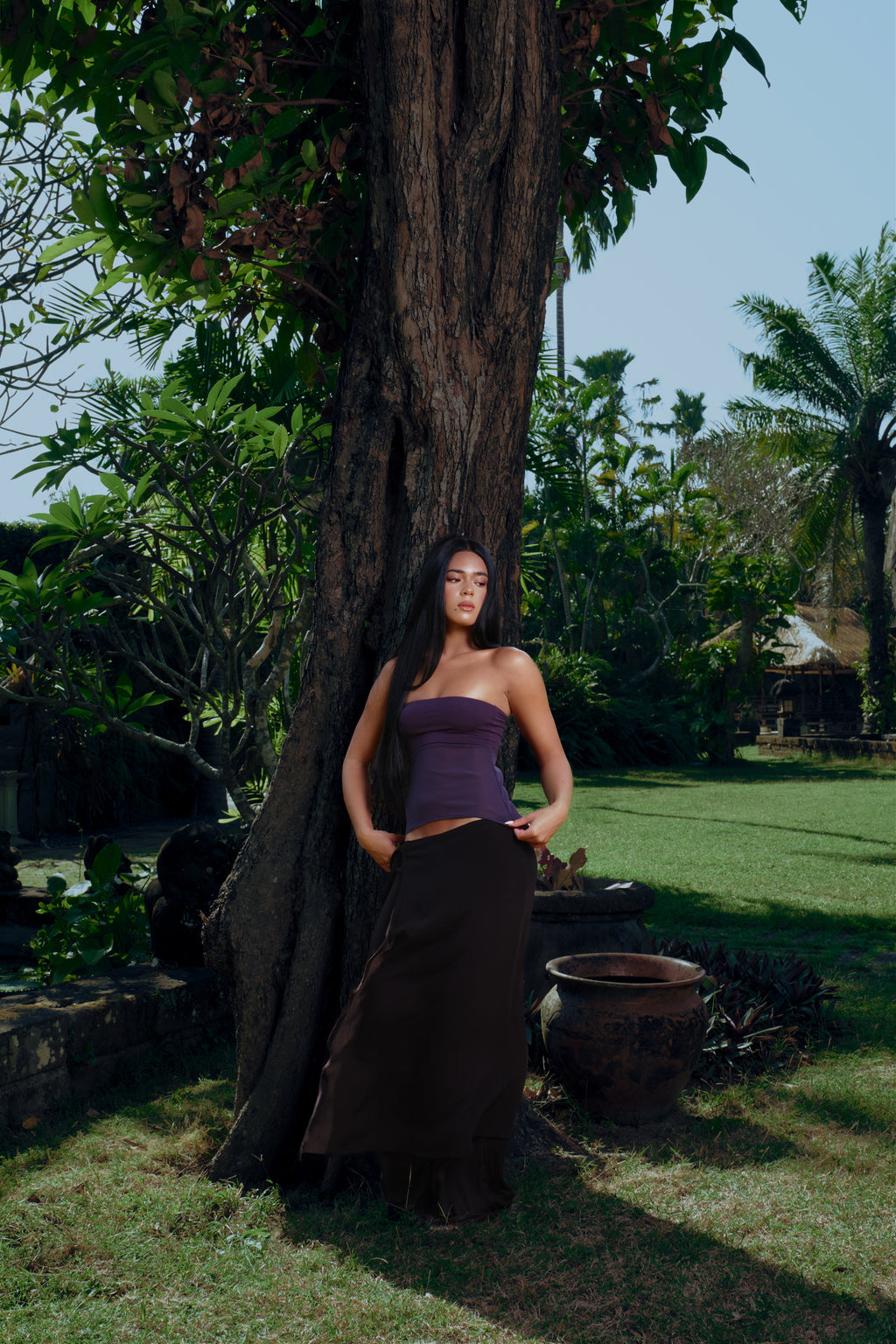 Silk Blend Tube Top