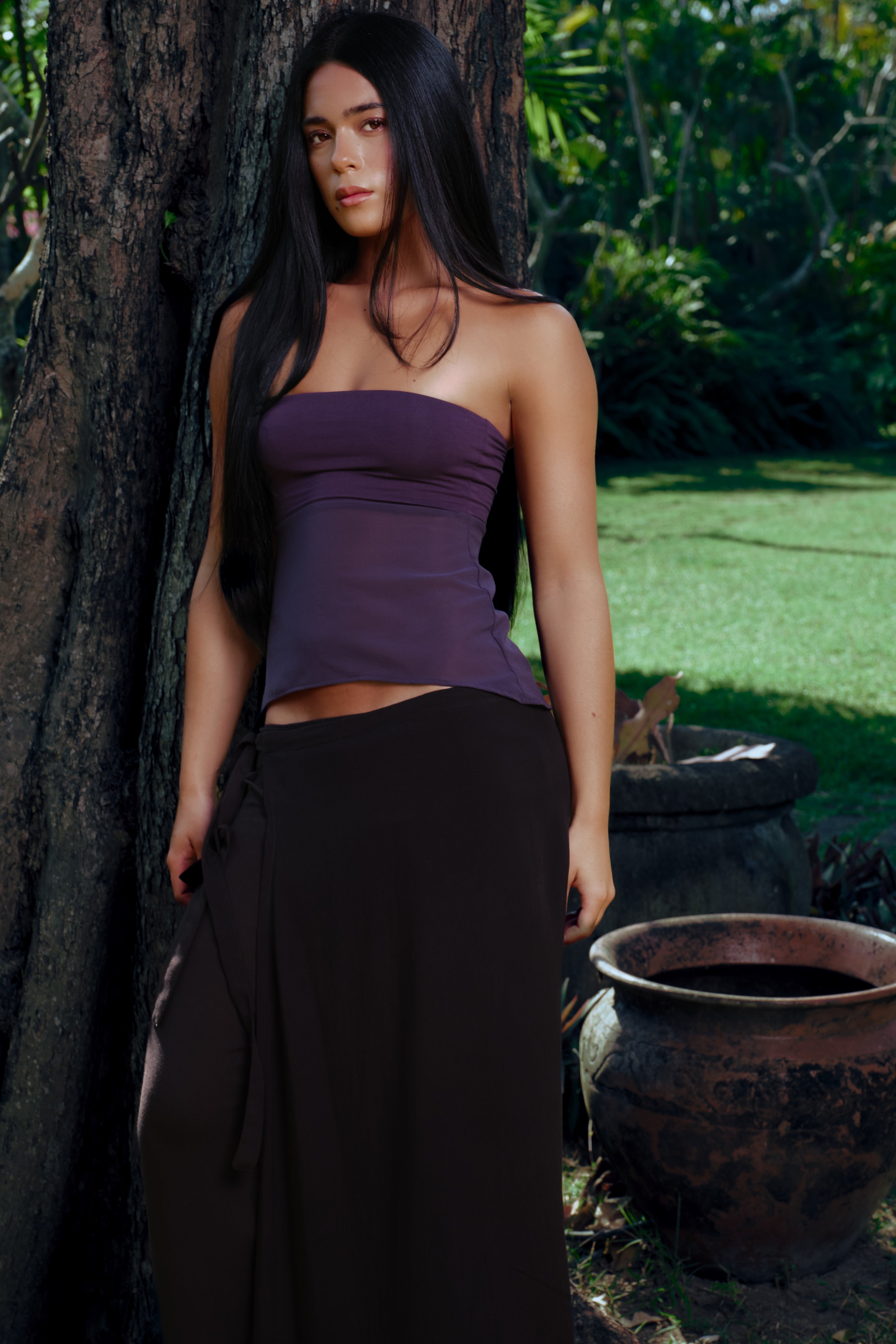 Silk Blend Tube Top