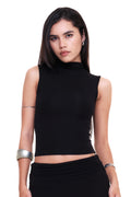 Lycra Mockneck Tank