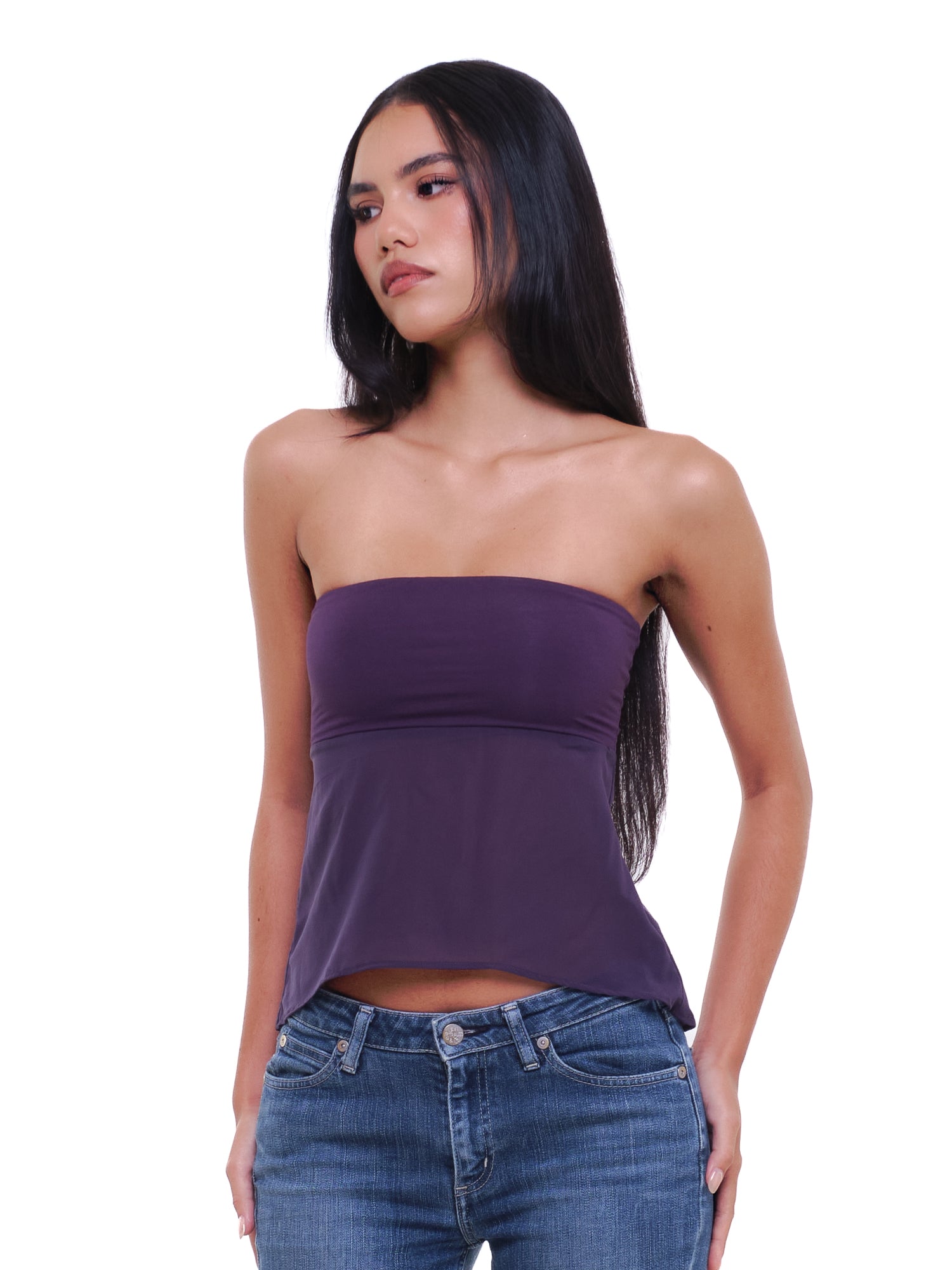 Silk Blend Tube Top