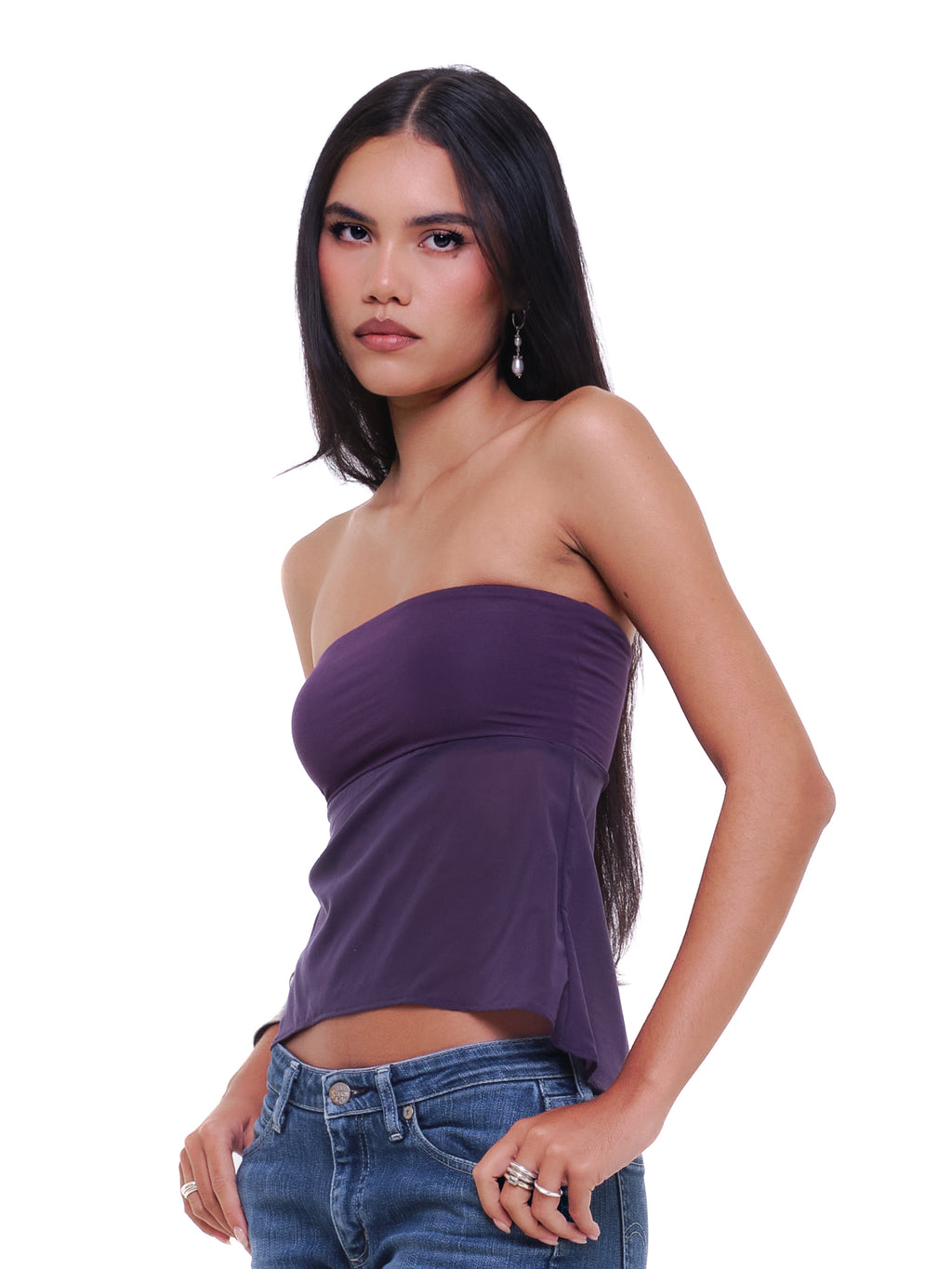 Silk Blend Tube Top