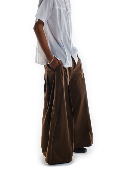 Mirror Pleated Trousers