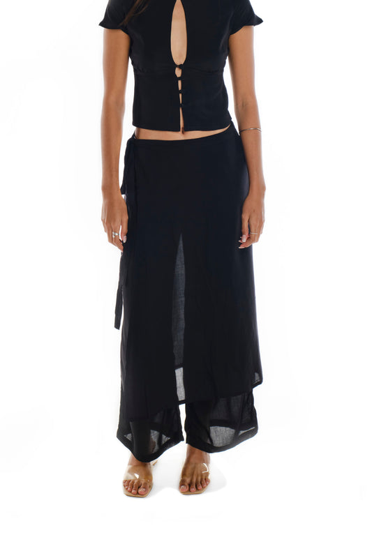 Rayon Wrap Trousers