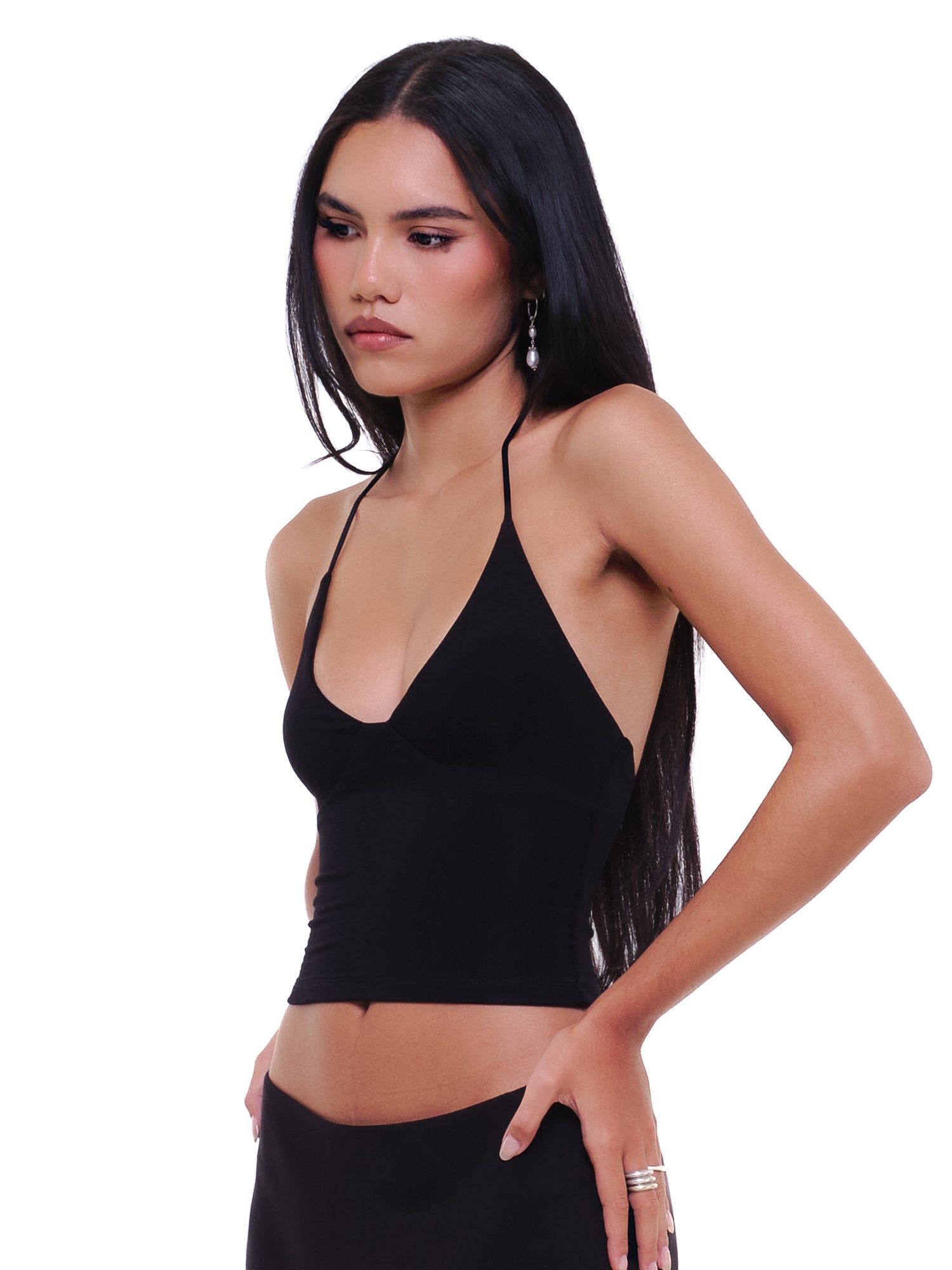 Lycra Triangle Halter Top