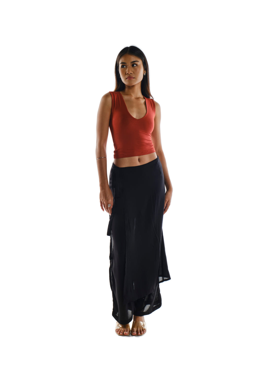 Rayon Wrap Trousers