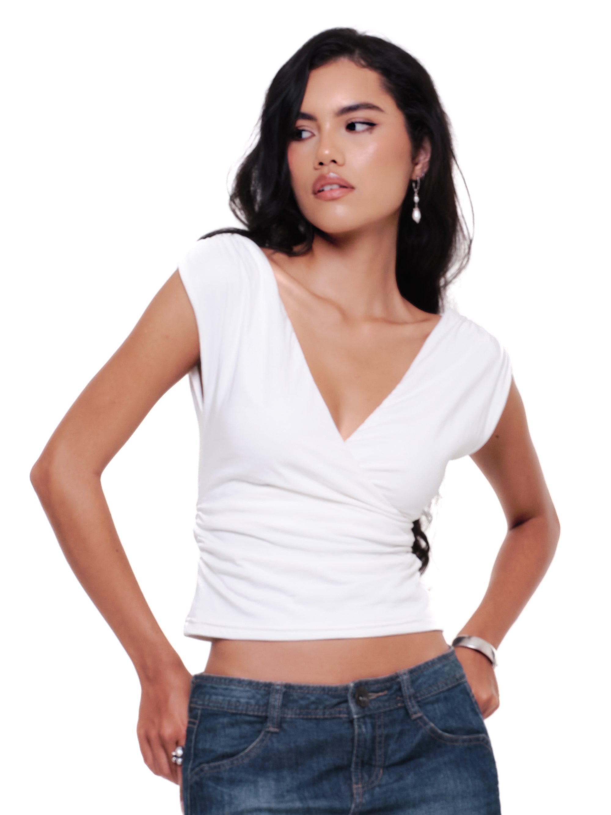 Cotton Overlapping Layered Top